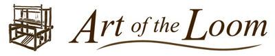 Logo of 'Art of the Loom' with a weaving loom illustration on a white background.