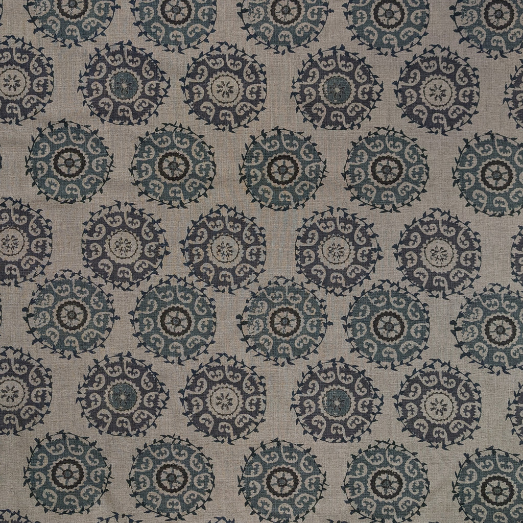 Absolutely Fabrics 'Aztec Spiral' Blue/green