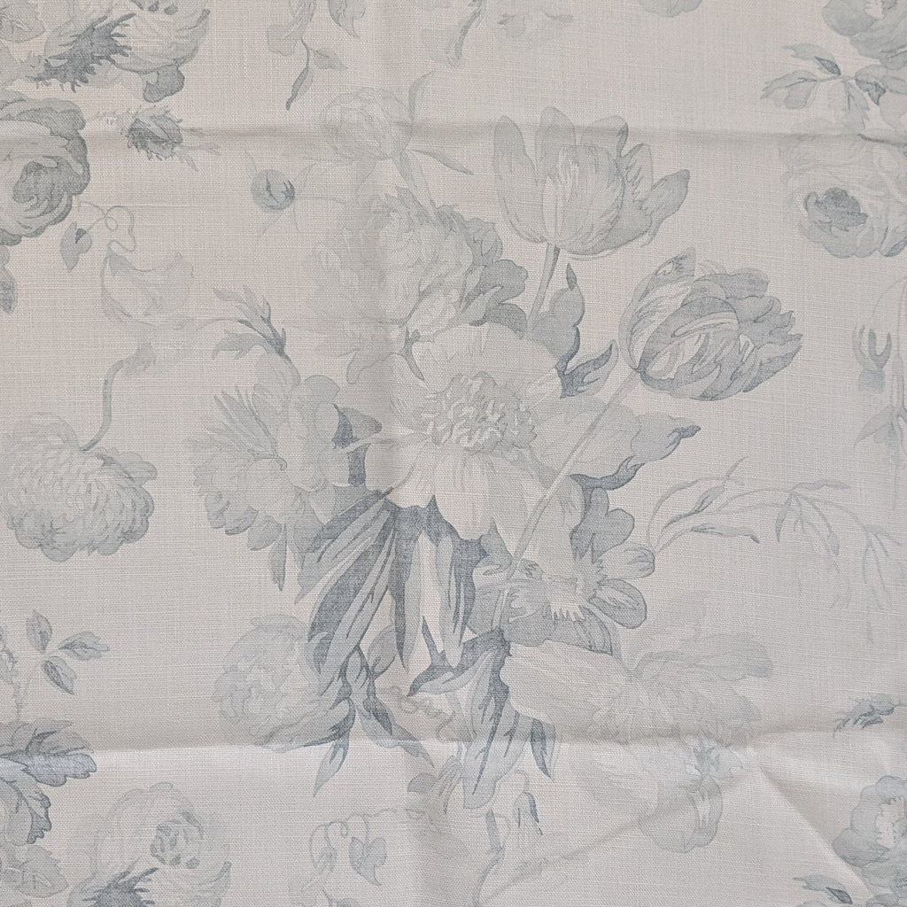 Absolutely Fabrics 'Blue Floral' Remnants