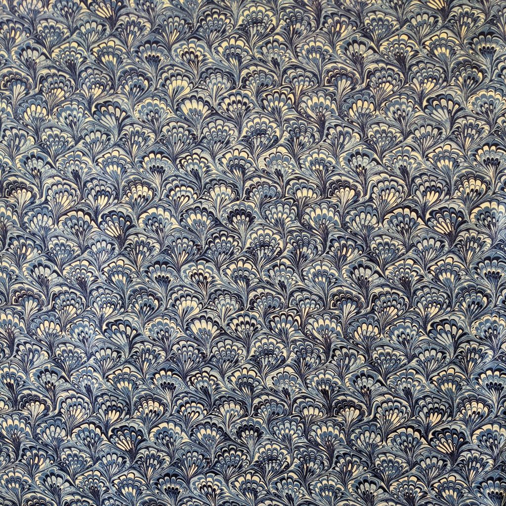 Schumacher ‘Capulet’ Lapis 100% Cotton Remnant sold as 1 piece
