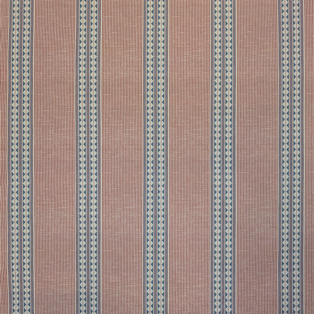Absolutely fabrics Diamond Stripe Red/Blue