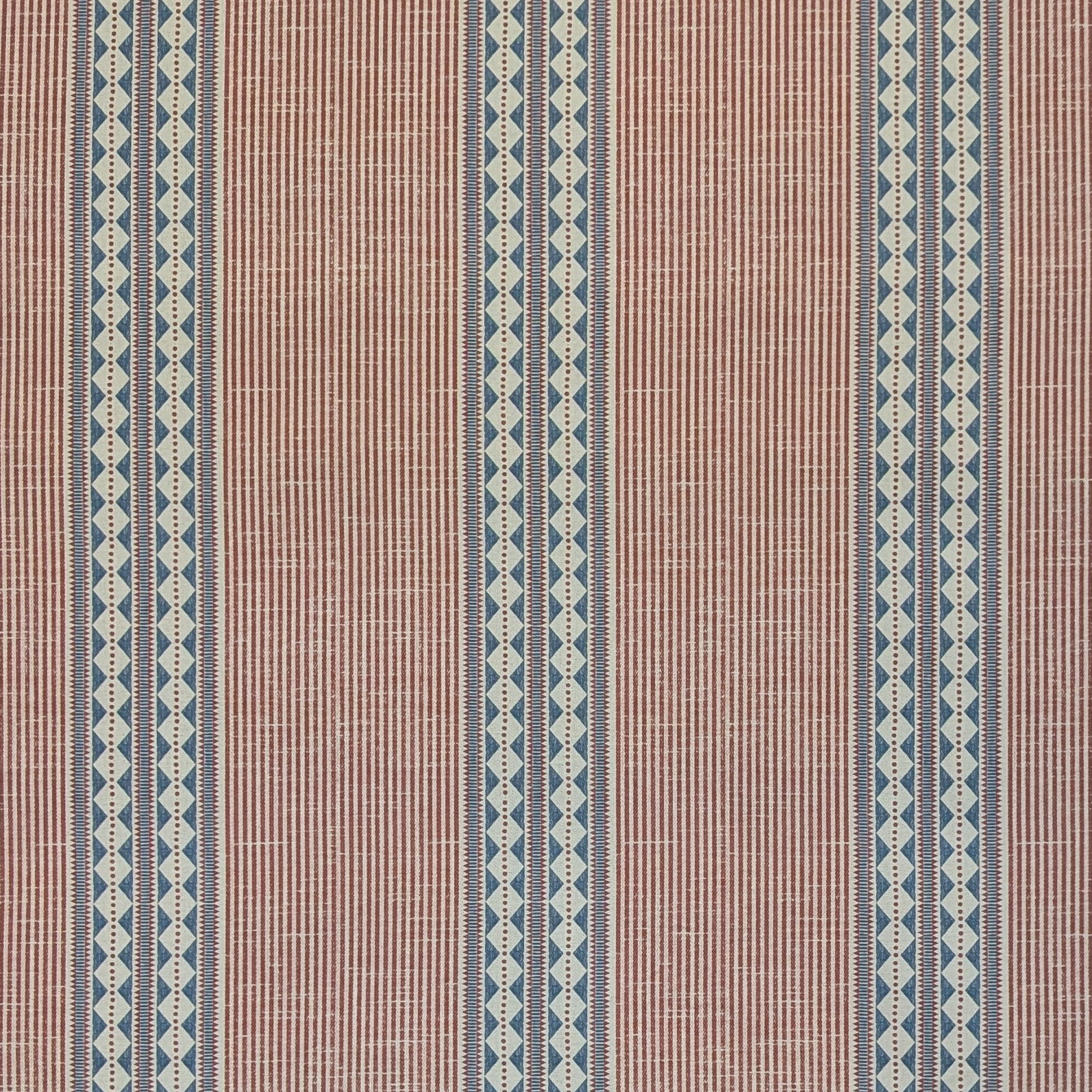 Absolutely fabrics Diamond Stripe Red/Blue