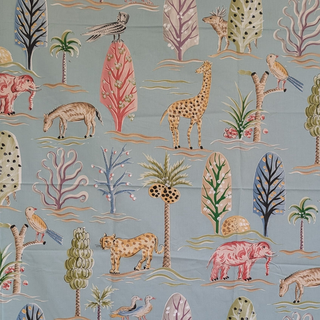 Clarence House 'Eden' in Blue Remnant