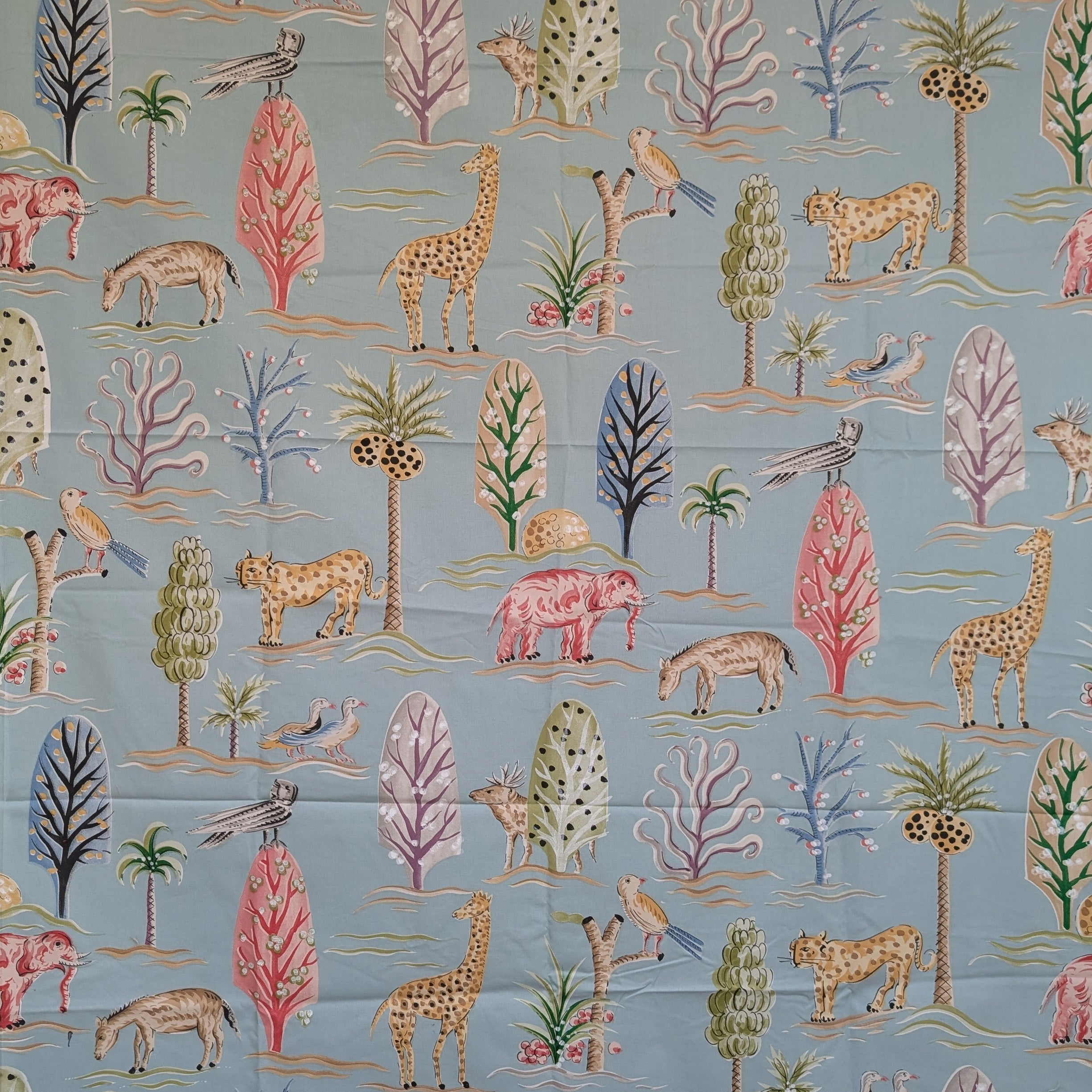 Clarence House 'Eden' in Blue Remnant