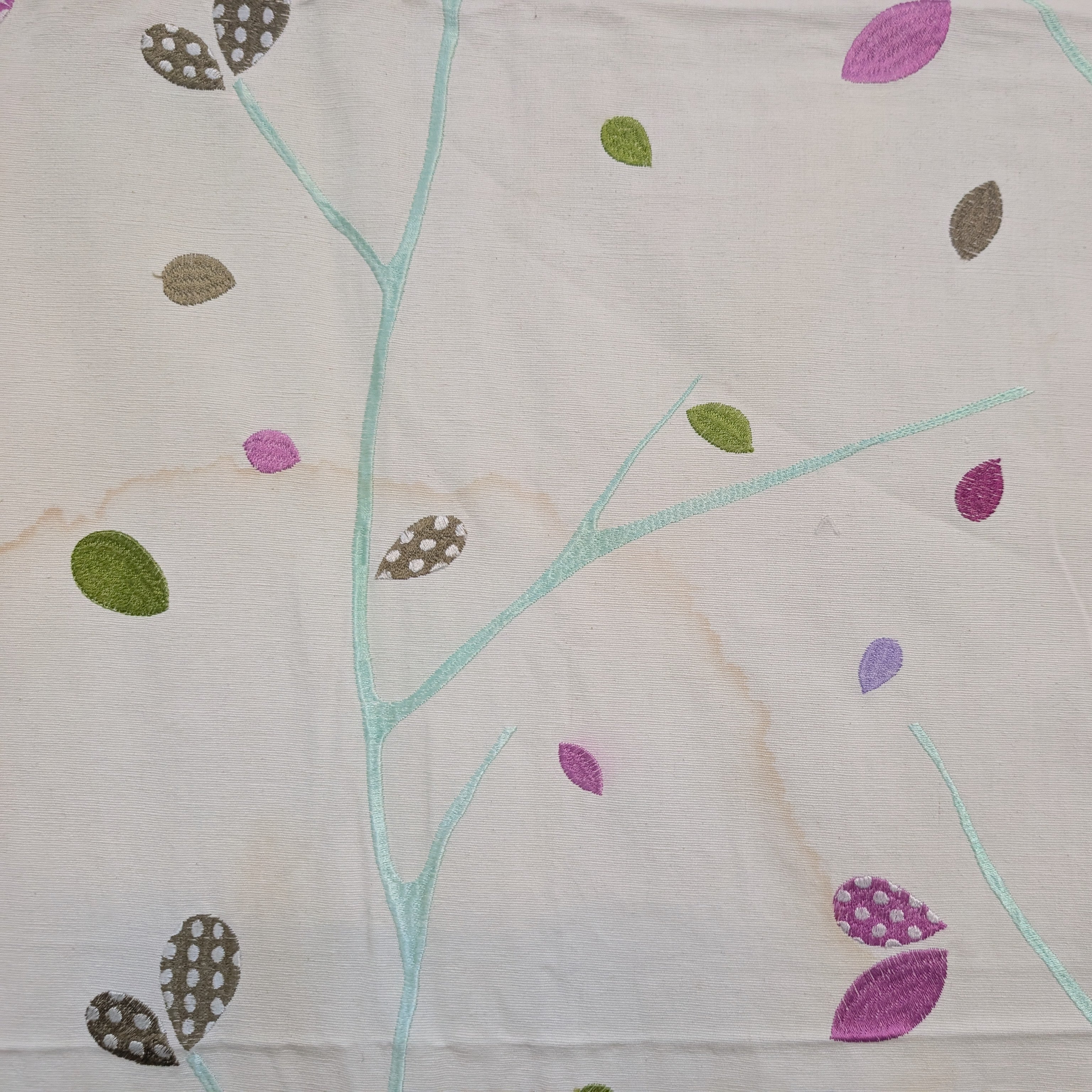 Prestigious Textiles 'Embroidered Tree Tops' Remnant