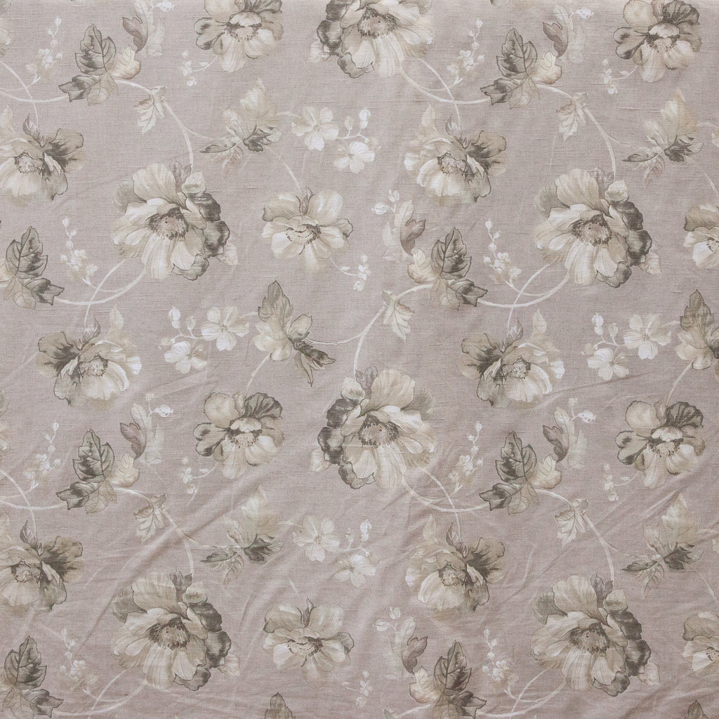 Floral pattern on a gray background