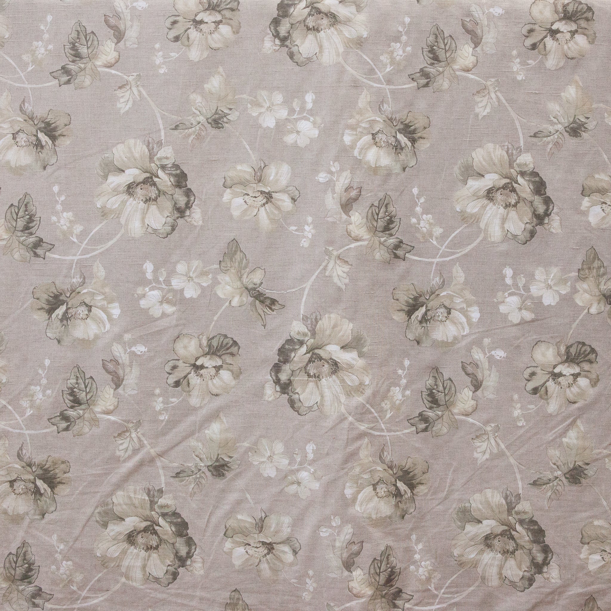 Floral pattern on a gray background