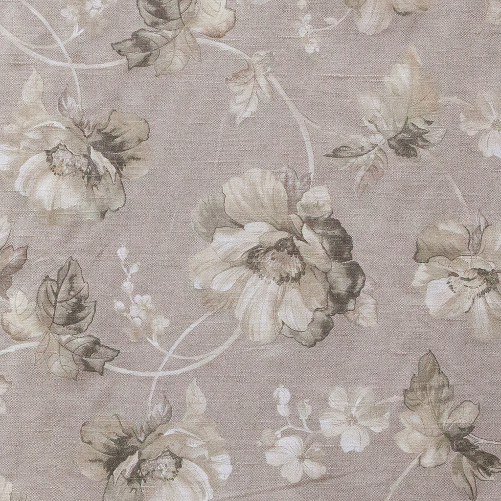 Floral pattern on a textured fabric background