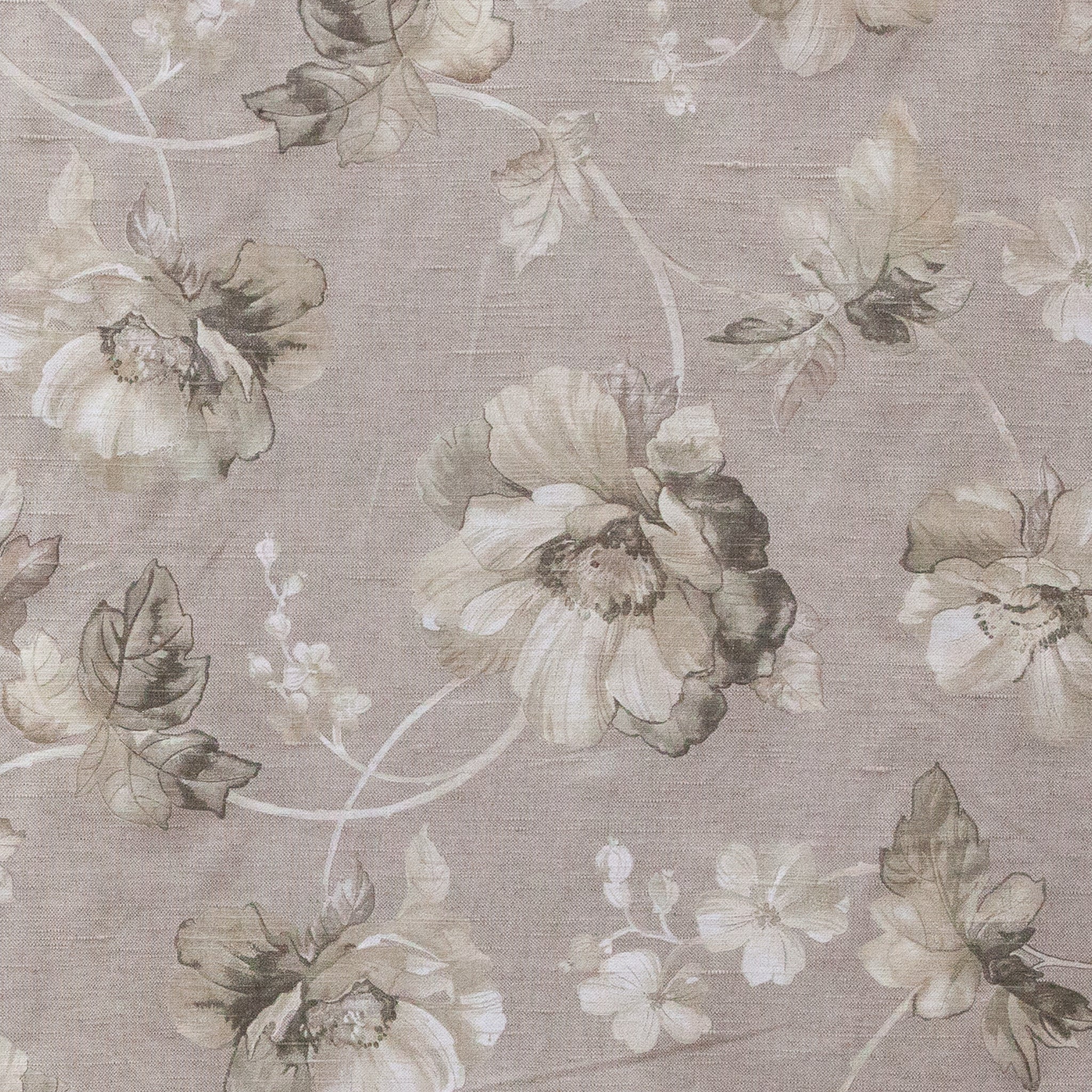 Floral pattern on a textured fabric background