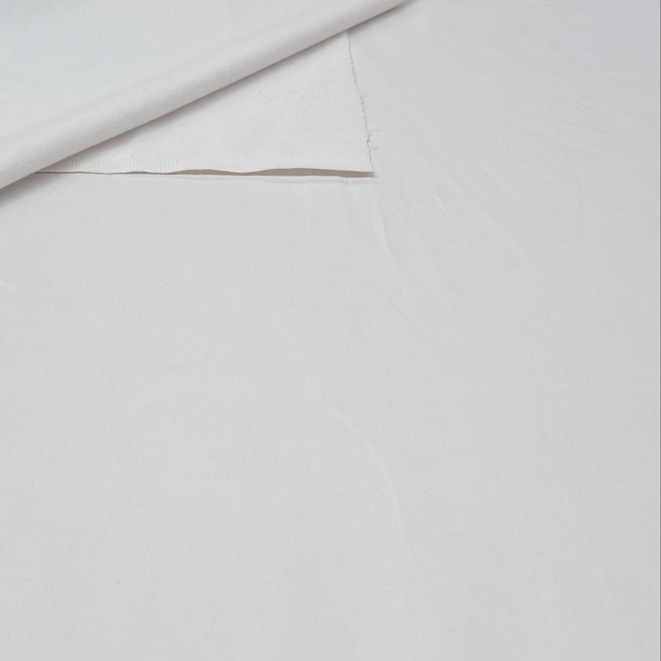 Fleece / Brushed cotton lining White