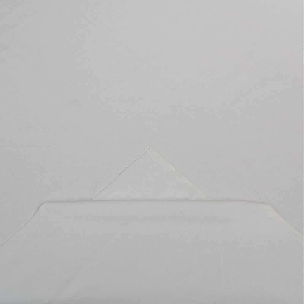 Fleece / Brushed cotton lining White