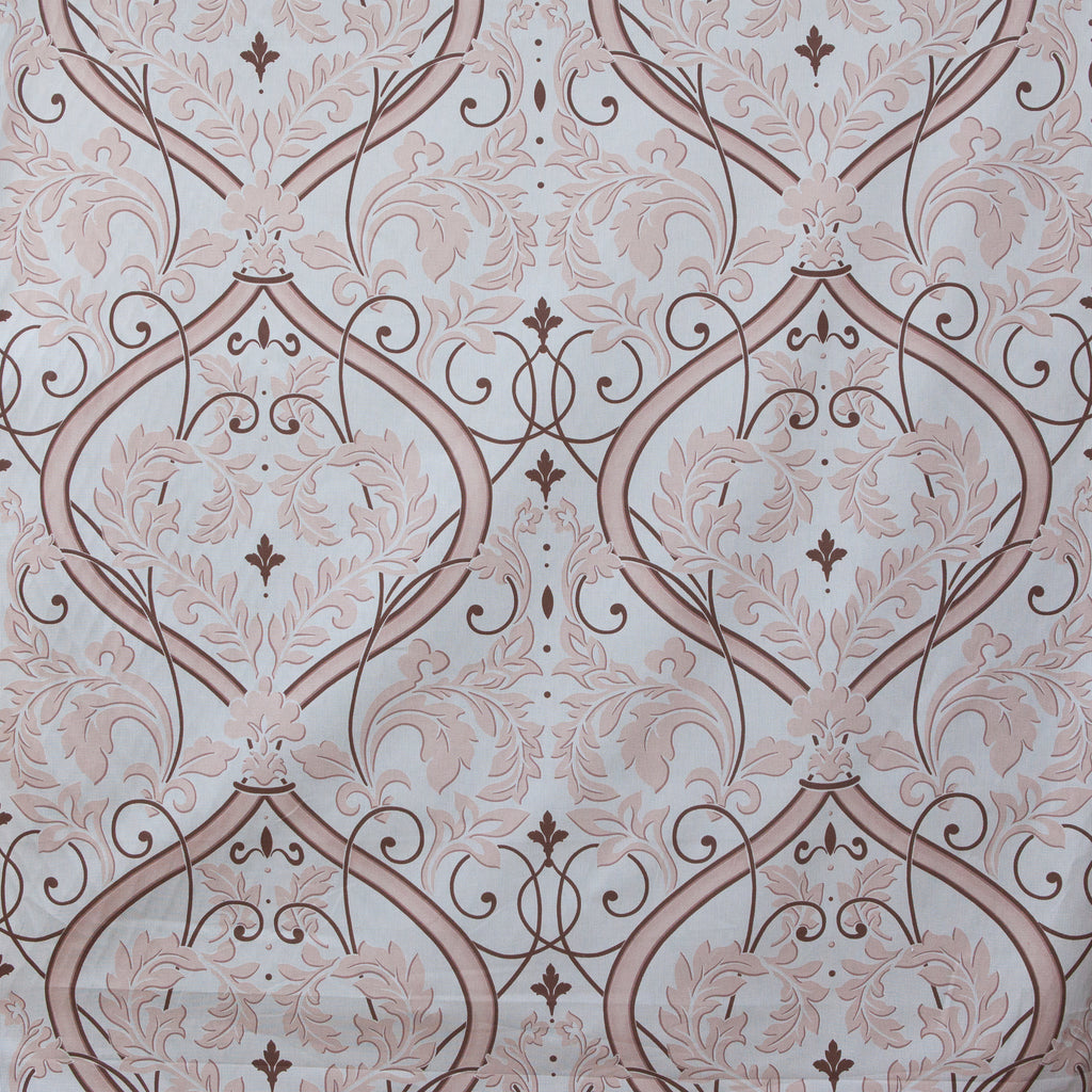 Decorative pattern with intricate designs on a light background
