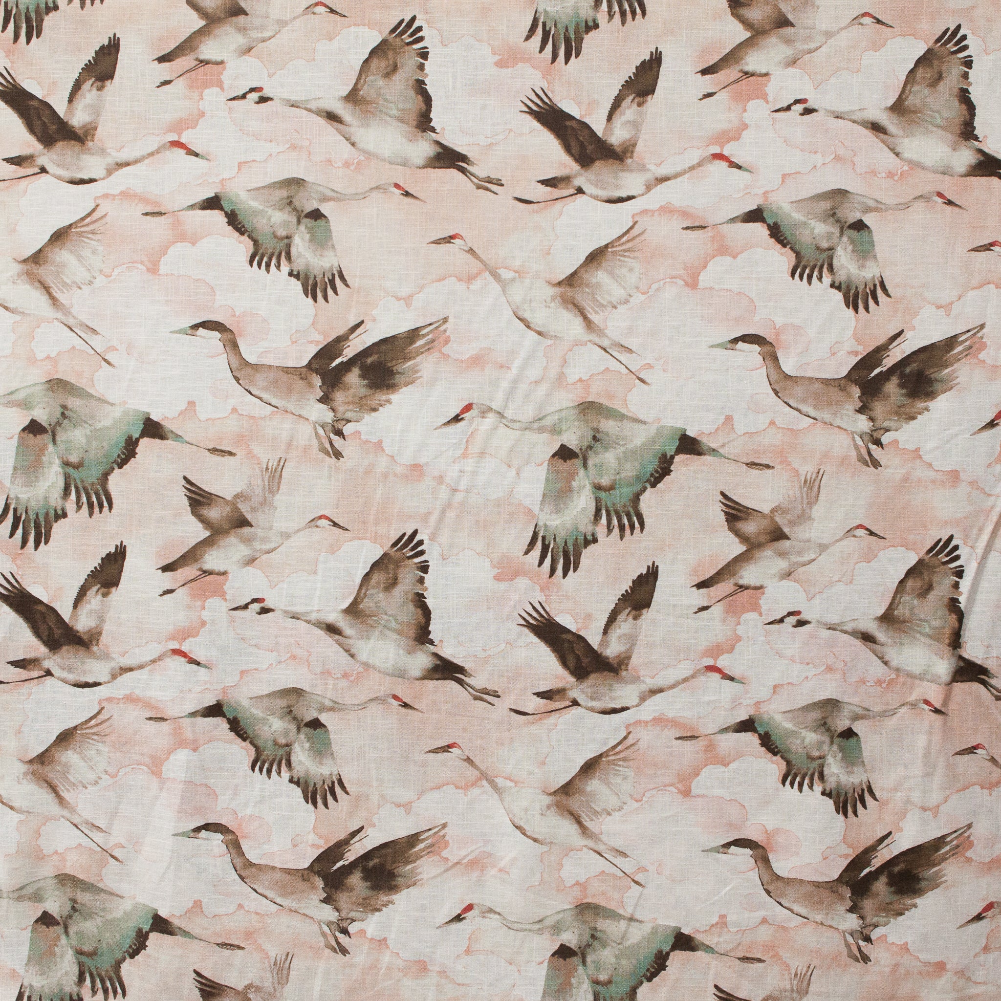 Pattern of birds on a textured background