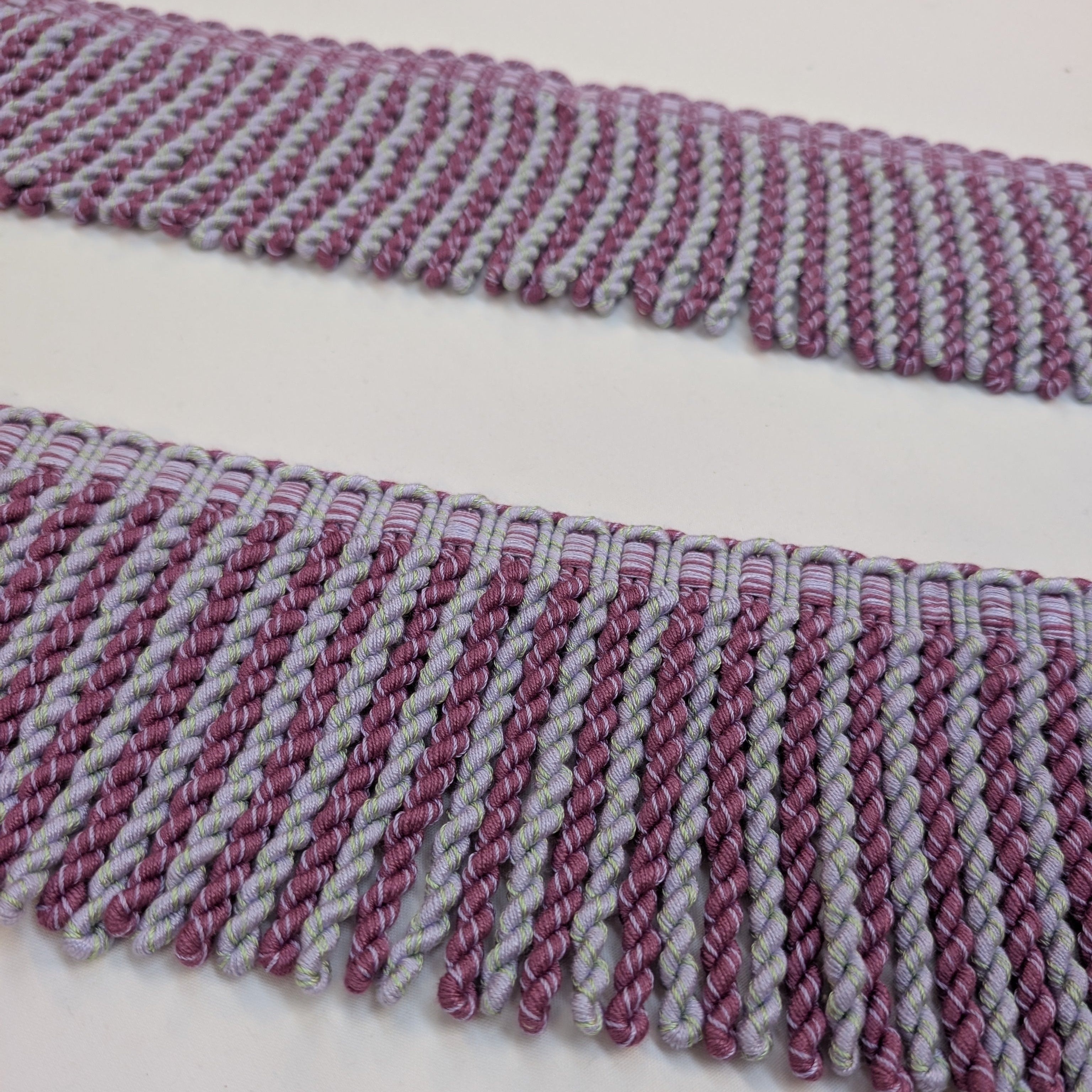 purple fringe trims 