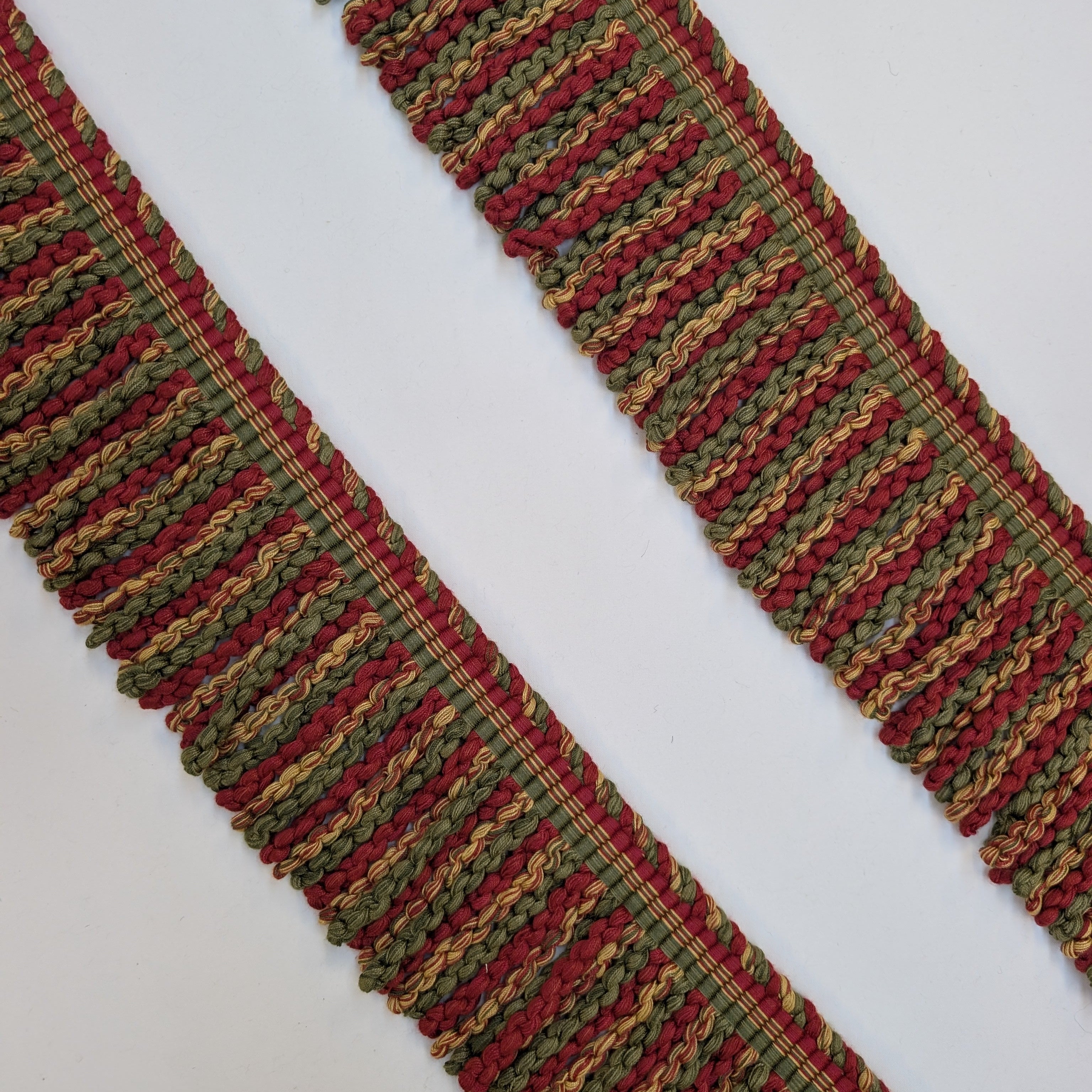 Absolutely Fabrics ‘Fringe’ Red Green