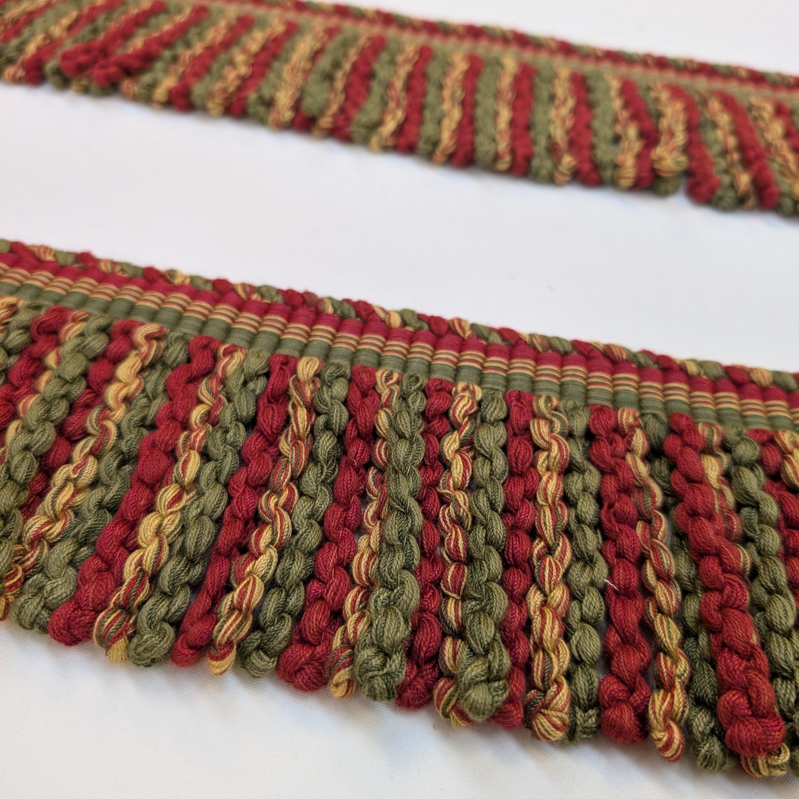 Absolutely Fabrics ‘Fringe’ Red Green