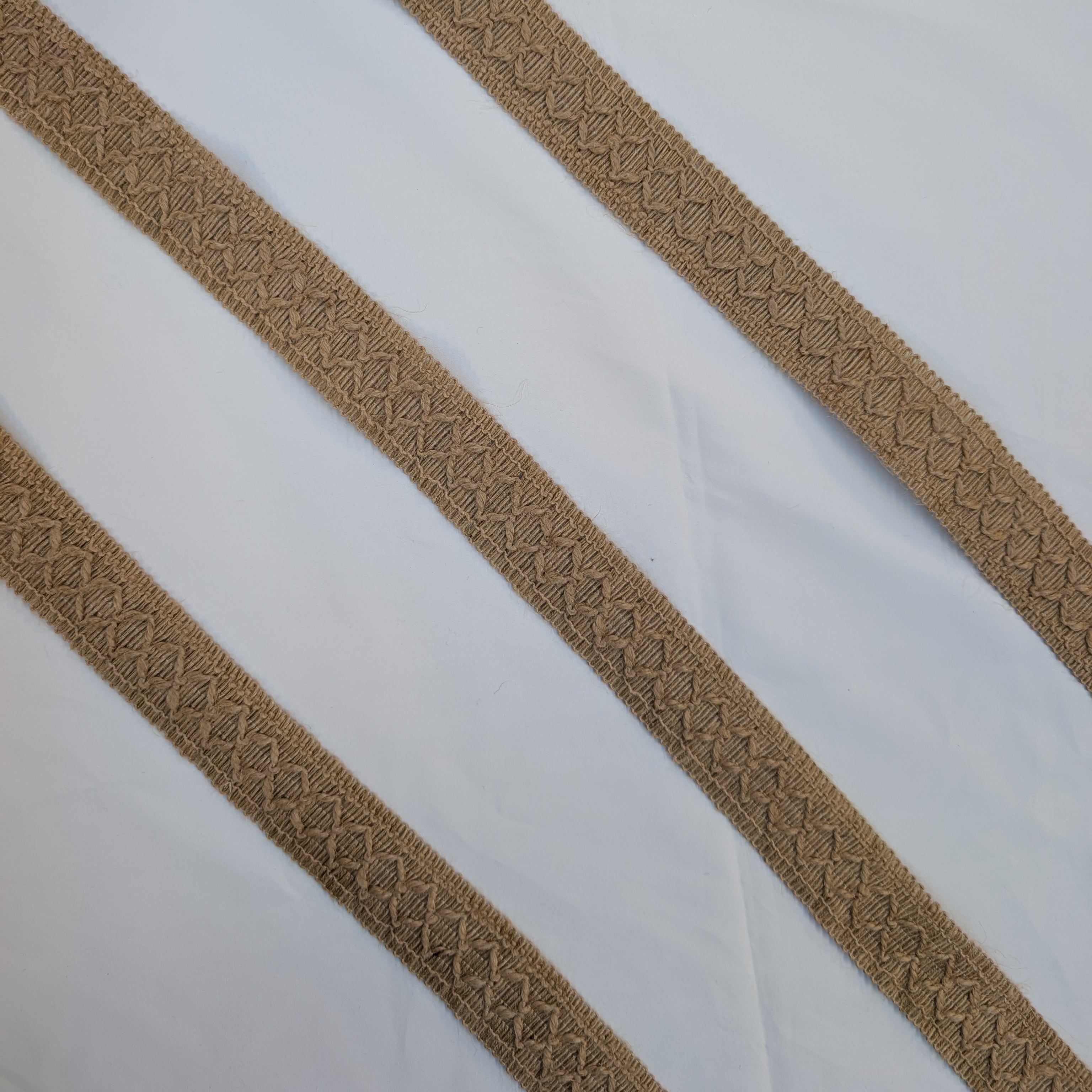Absolutely Fabrics ‘Hessian Border' Natural