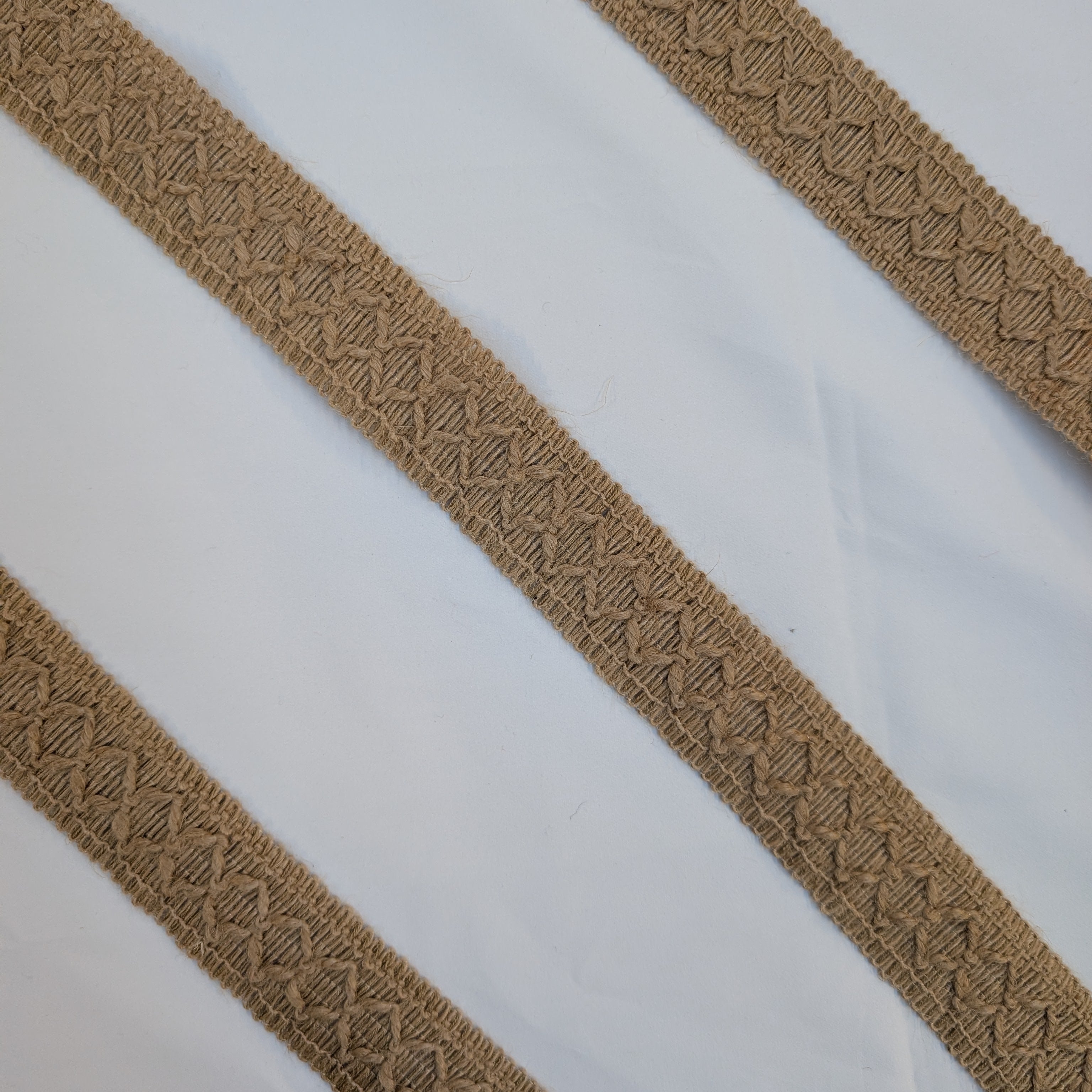 Absolutely Fabrics ‘Hessian Border' Natural