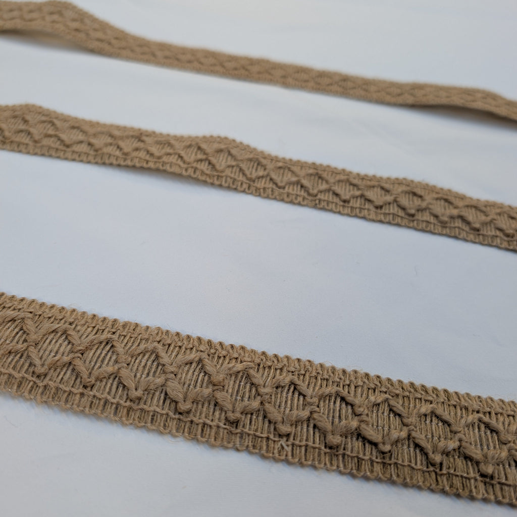 Absolutely Fabrics ‘Hessian Border' Natural