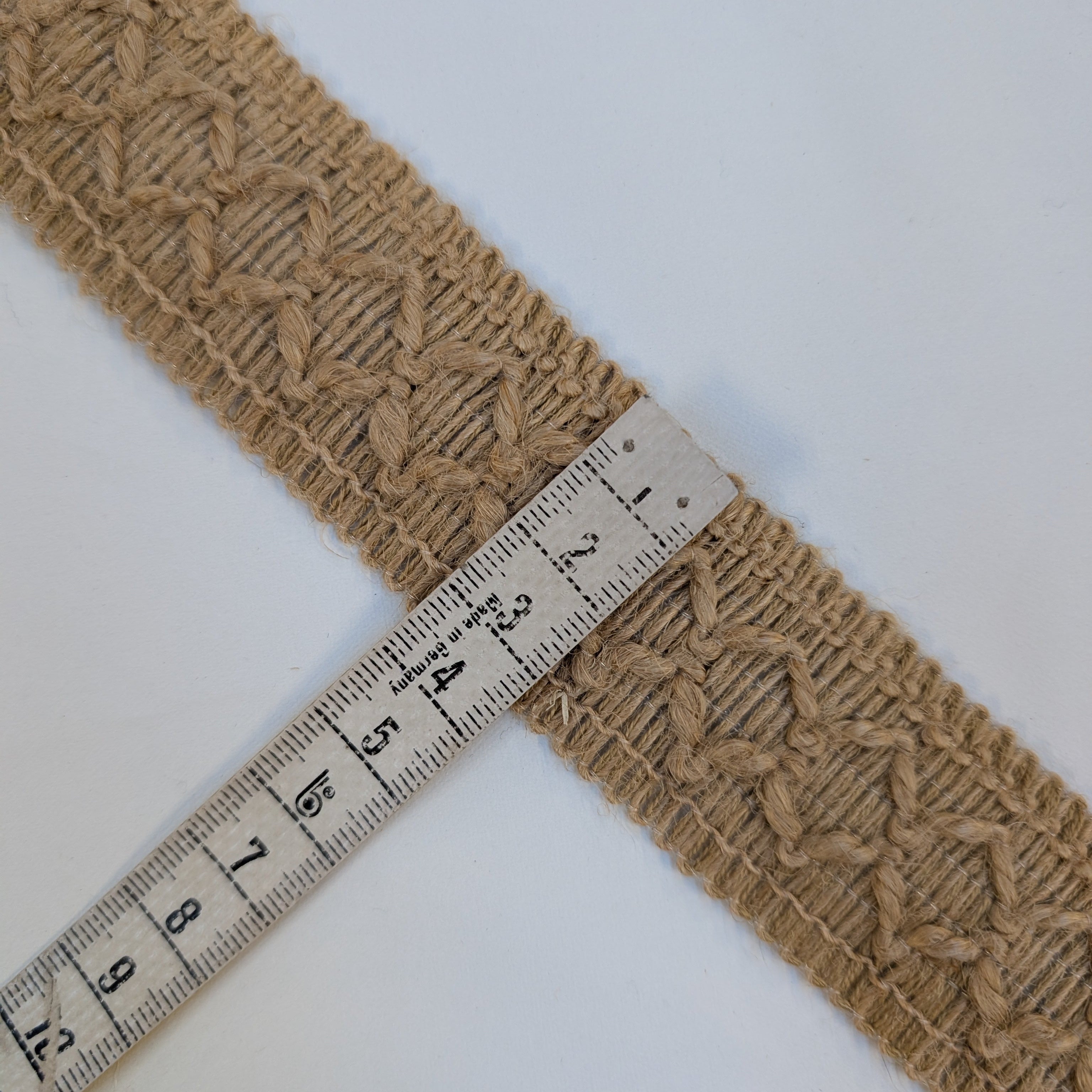 Absolutely Fabrics ‘Hessian Border' Natural