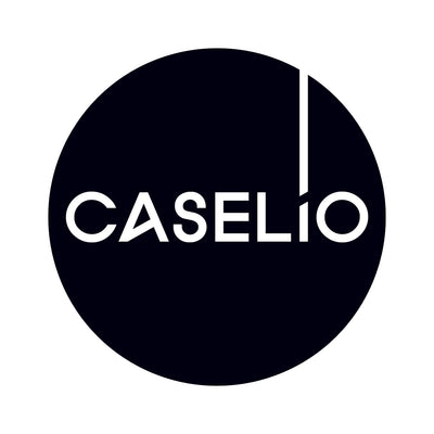 Caselio logo with 'Caselio' text inside a black circle on a white background