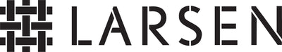 Larsen logo with black text on a white background