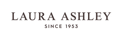 Laura Ashley logo with 'SINCE 1953' text on a white background