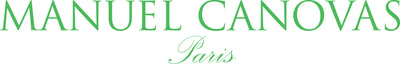 Manuel Canovas Paris logo in green text on a white background