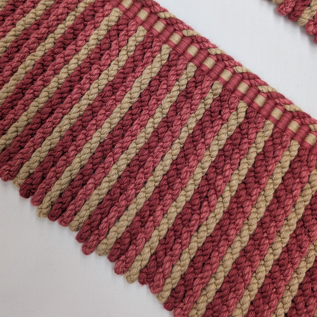 Absolutely Fabrics ‘Long Fringe’ Red Gold