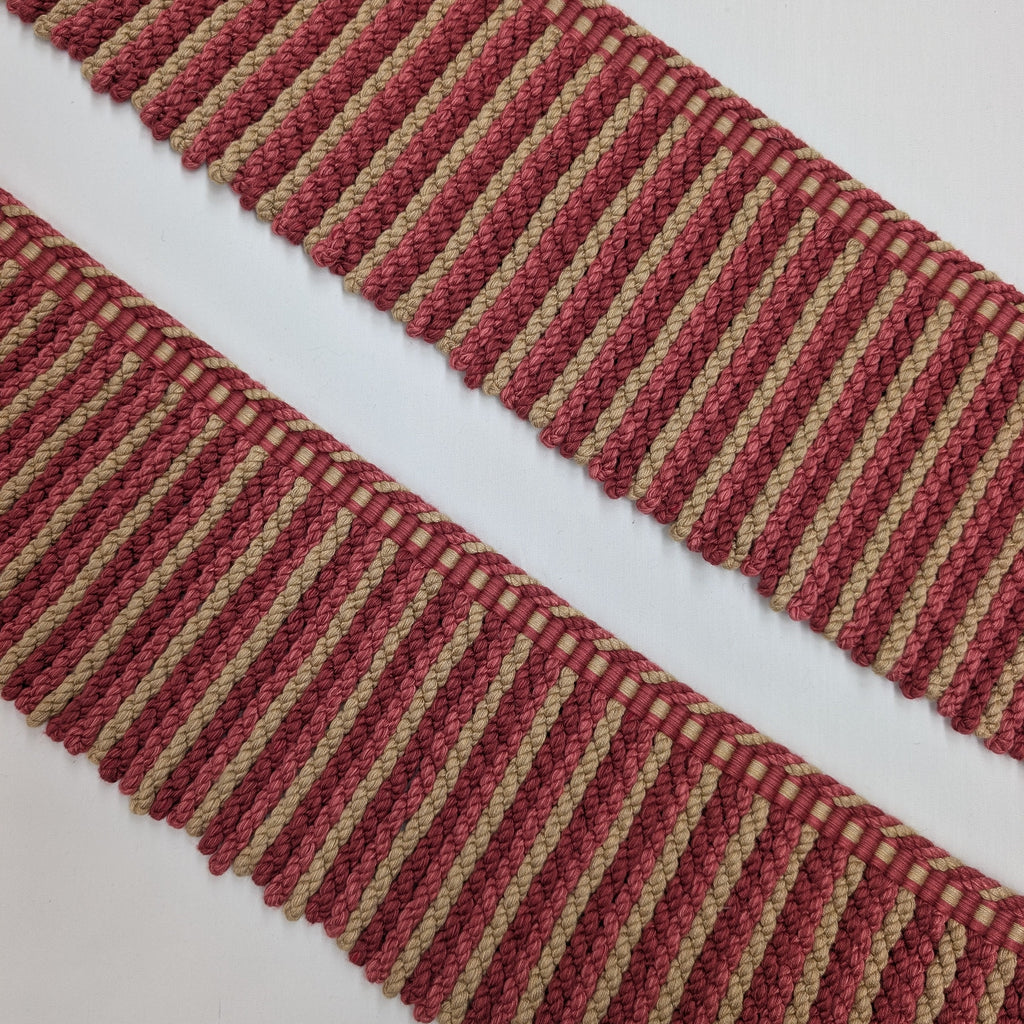 Absolutely Fabrics ‘Long Fringe’ Red Gold