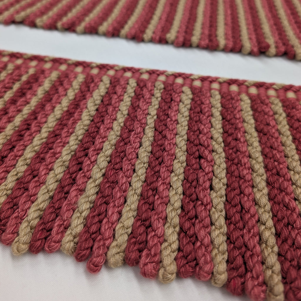 Absolutely Fabrics ‘Long Fringe’ Red Gold