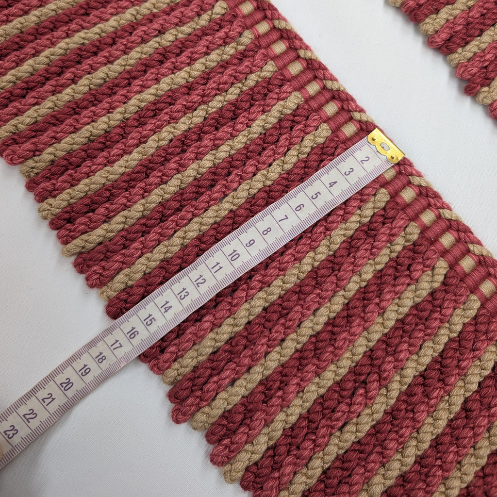 Absolutely Fabrics ‘Long Fringe’ Red Gold