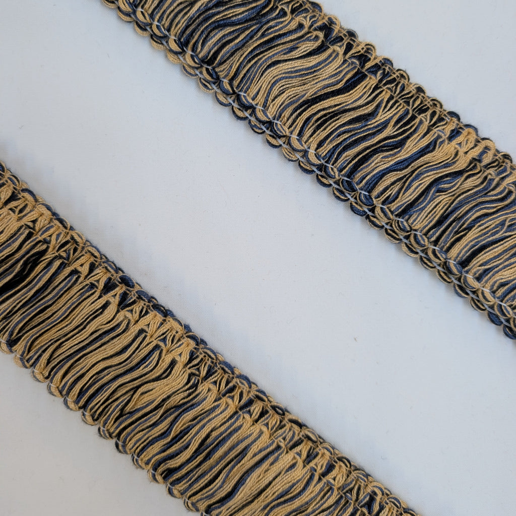 Absolutely Fabrics ‘Double Roche’ Blue Gold