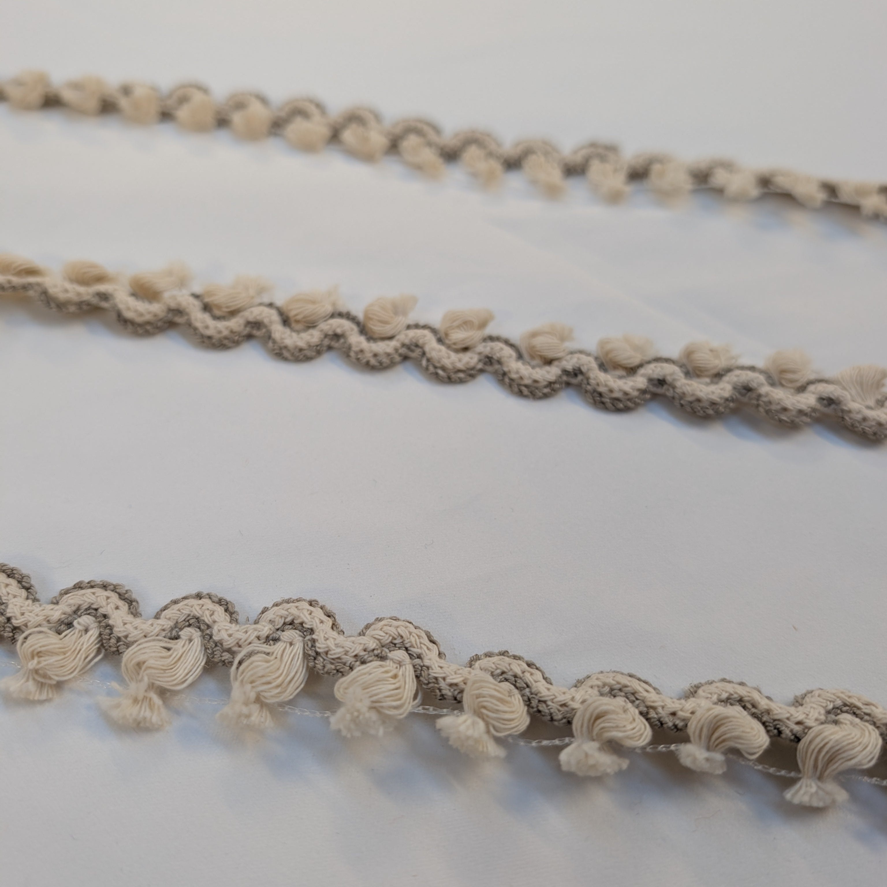 Absolutely Fabrics ‘Scroll Tassel' Taupe