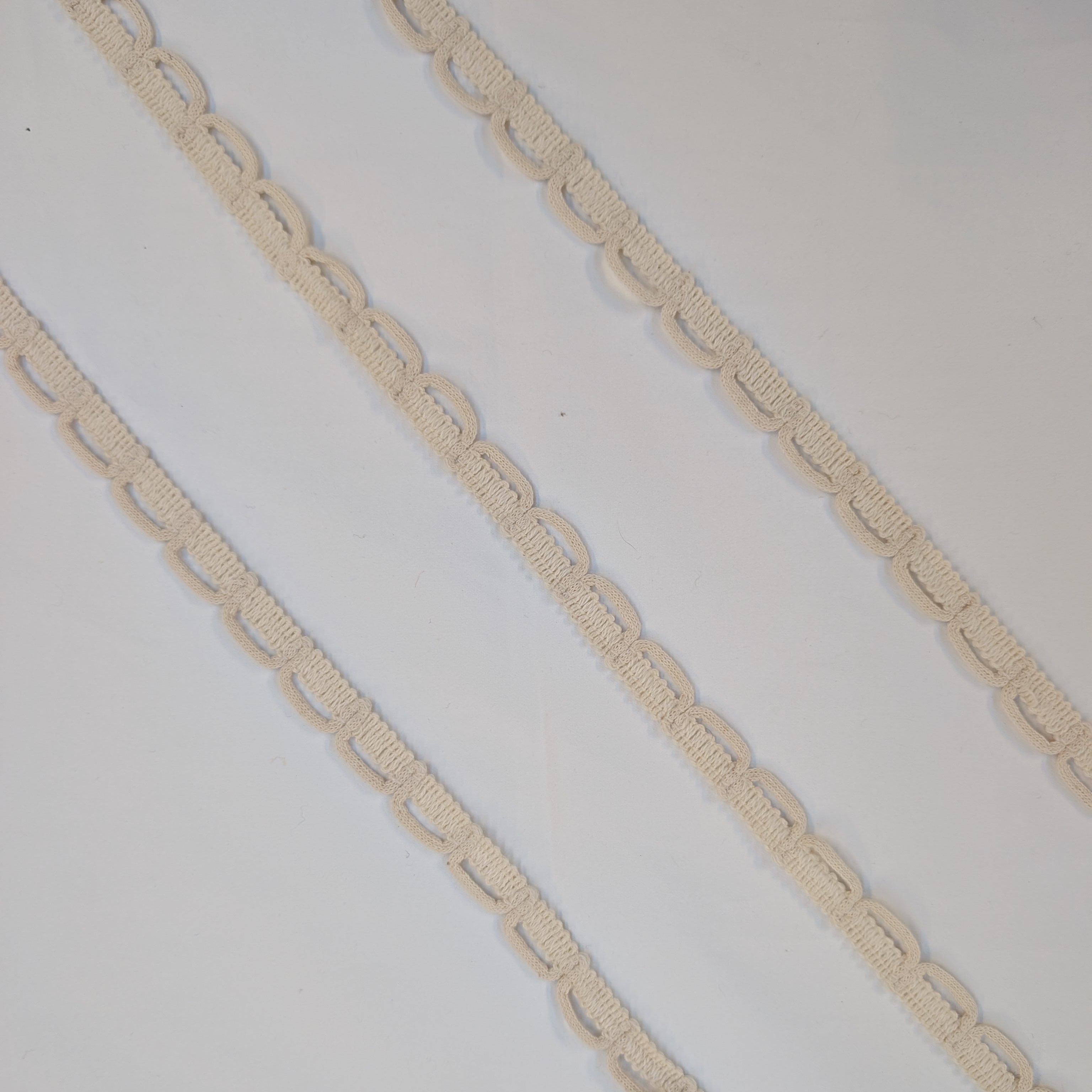Absolutely Fabrics ‘Small Looped Trim' Cream
