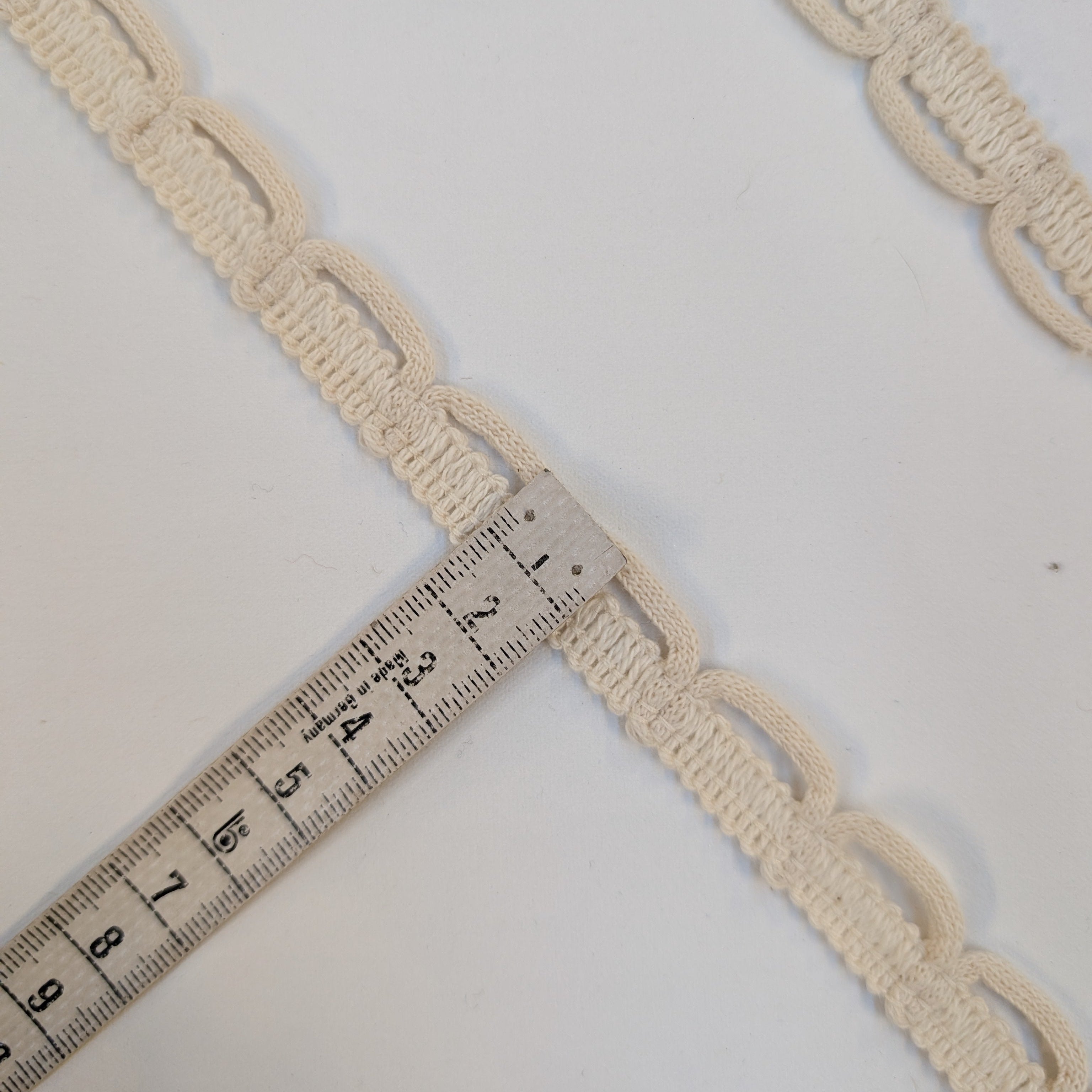 Absolutely Fabrics ‘Small Looped Trim' Cream