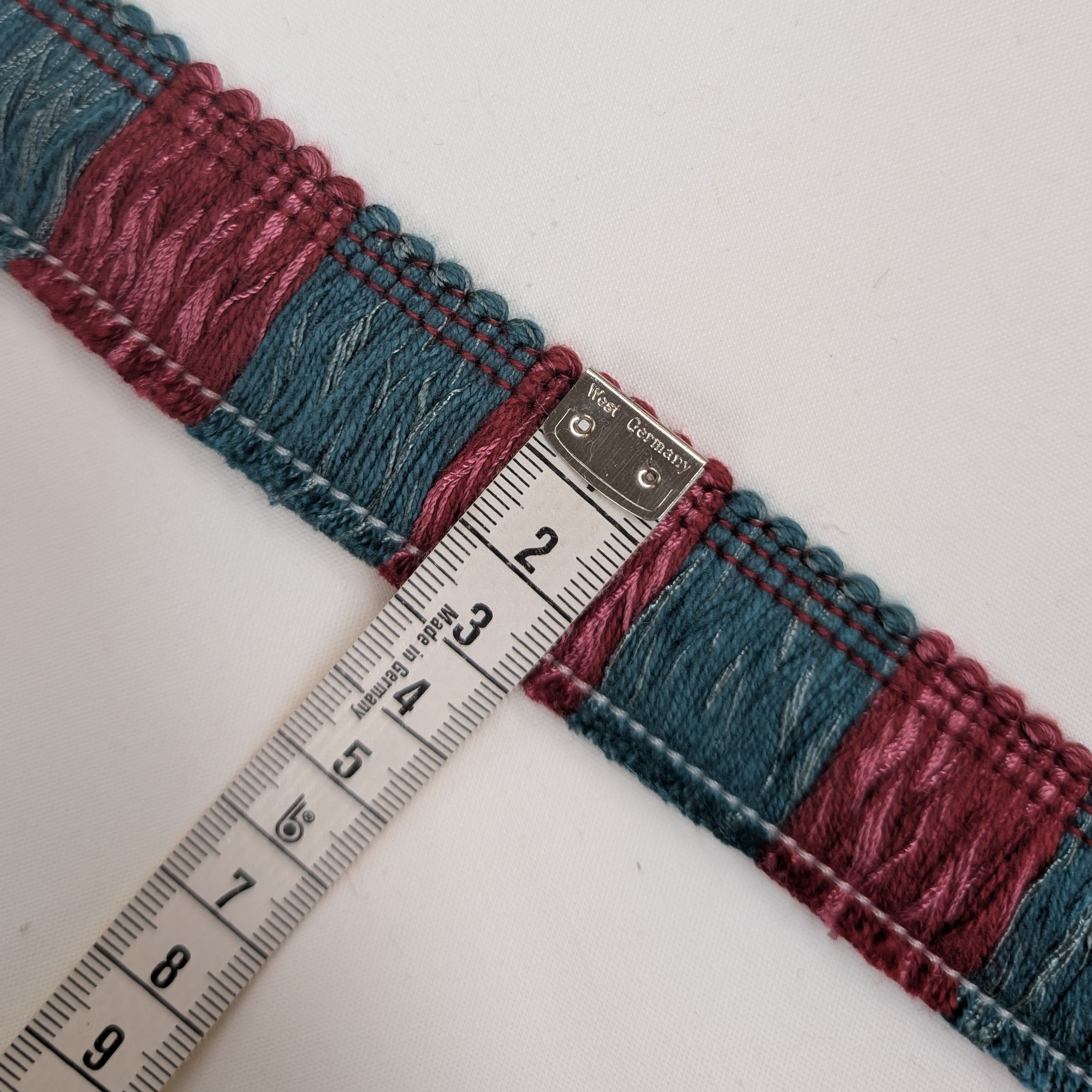 Absolutely Fabrics ‘Two Toned Roche' Blue Red