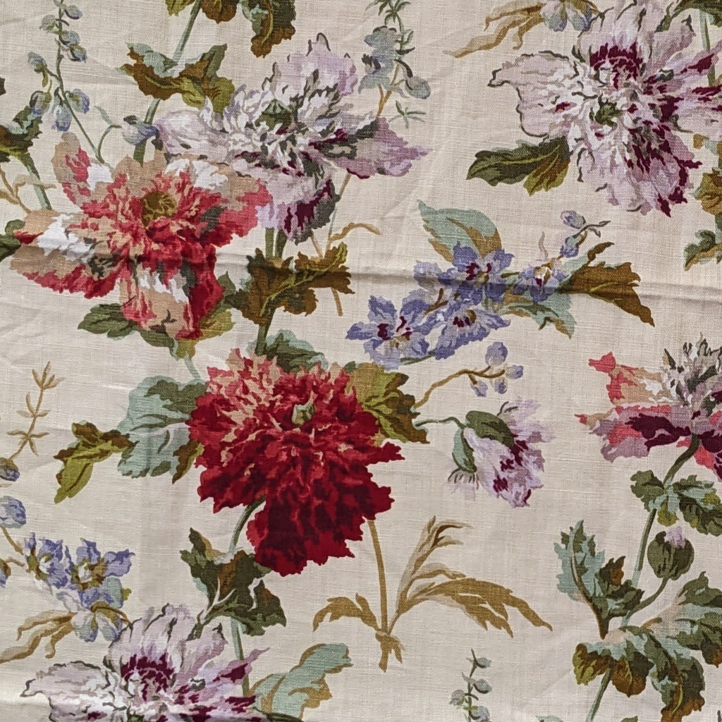 G P Baker ‘Titchfield’ Rose/cream Remnant sold as 1 piece