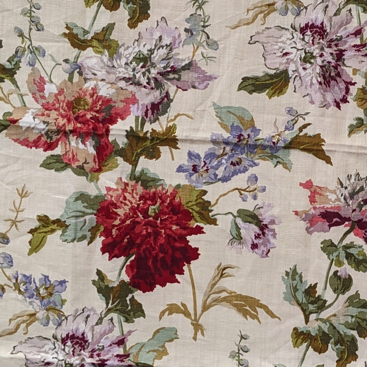 G P Baker ‘Titchfield’ Rose/cream Remnant sold as 1 piece