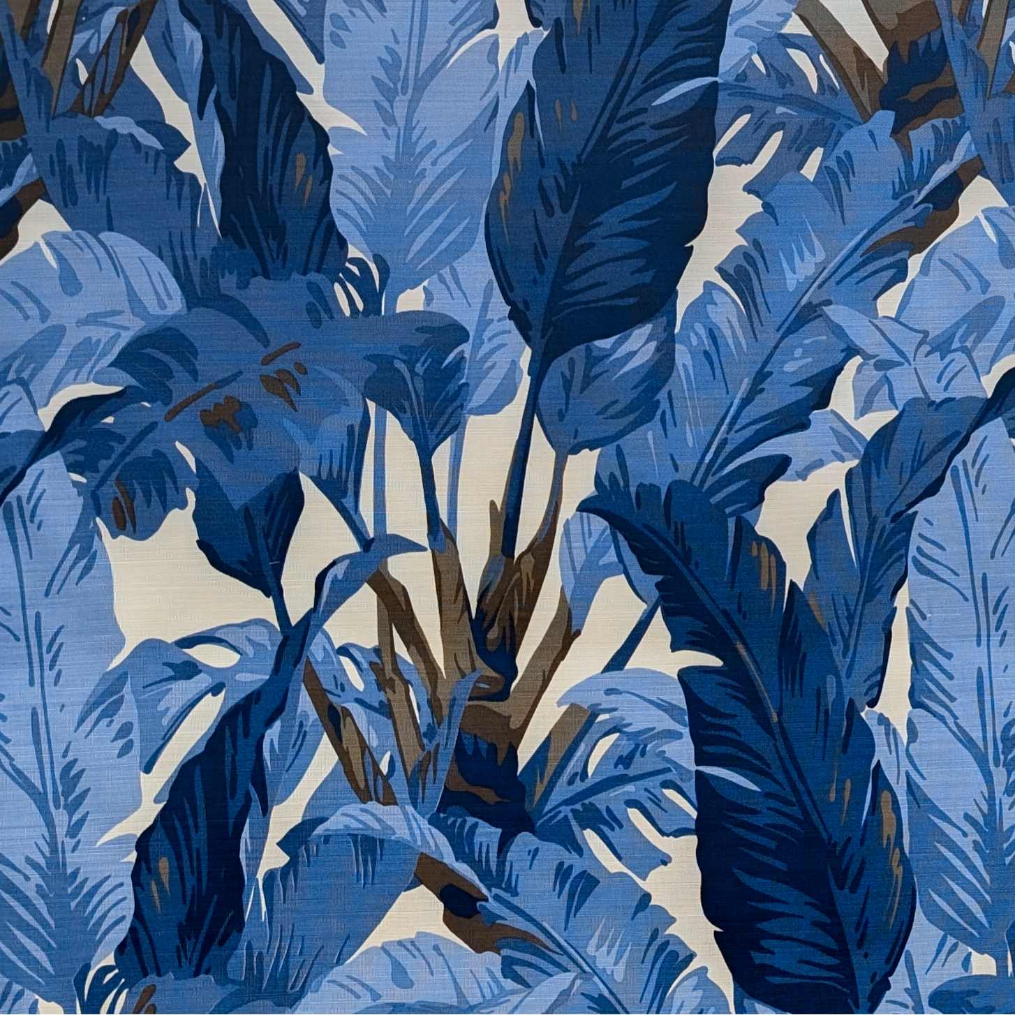 Thibaut ‘Travelers Palm’ in Navy and White