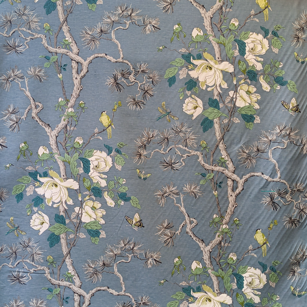 GP & J Baker  ‘Tree Peony’ Blue Remnant Sold as 1 piece