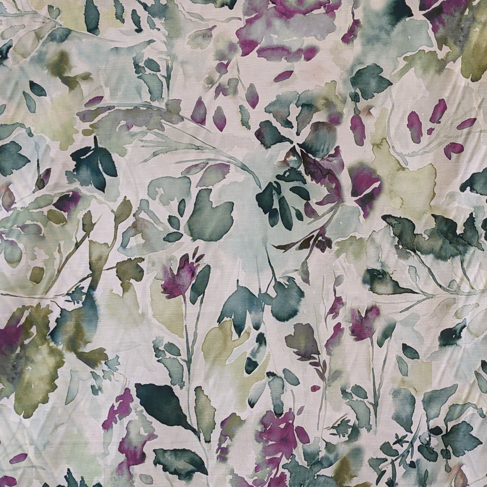 John Lewis ‘Water colour’ Purple Remnant sold as 1 piece