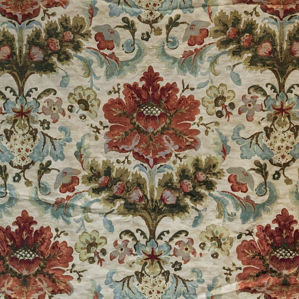 Brunswig & Fils ‘Windsor Damask’ Brown Remnant sold as 1 piece