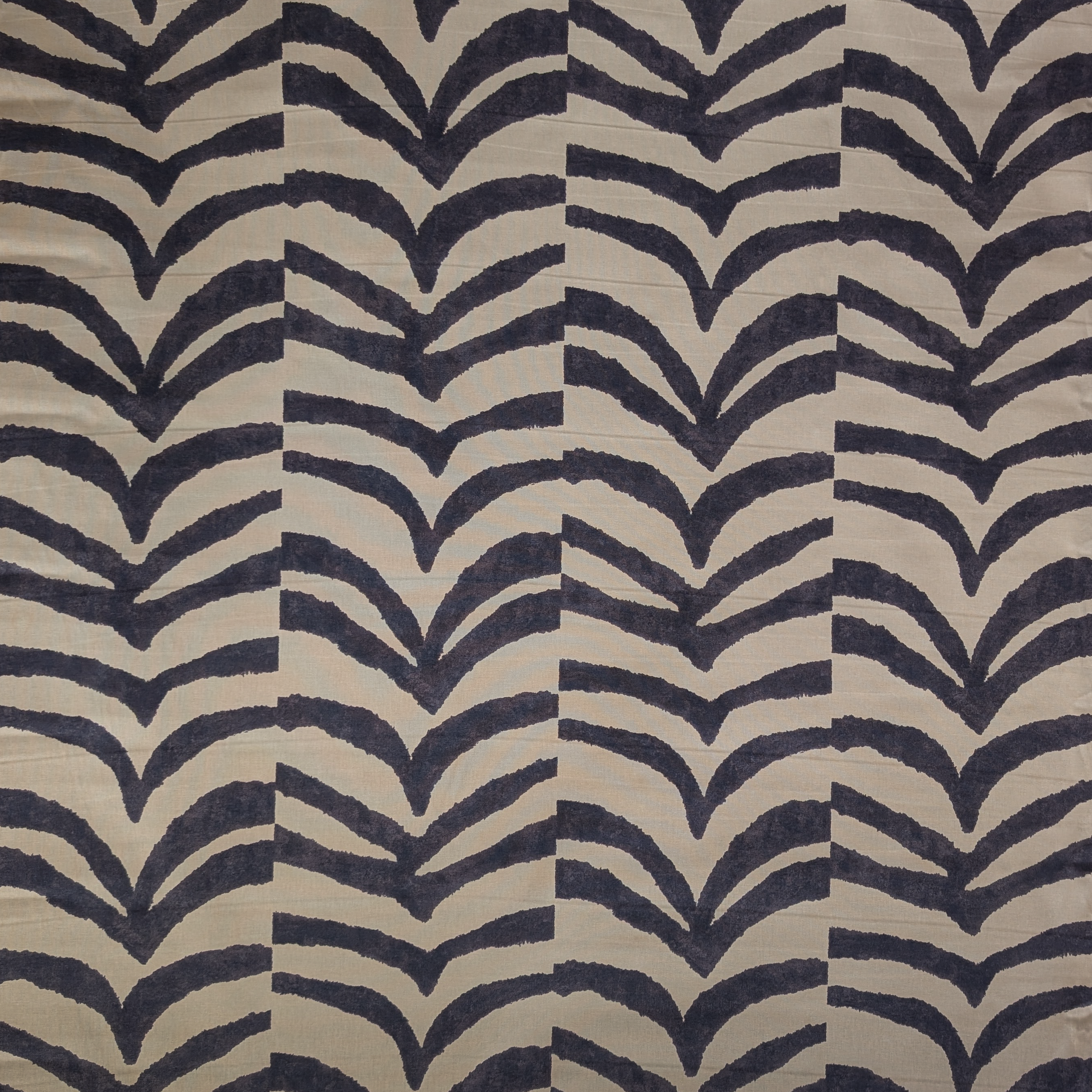 Animal print fabric brown and beige