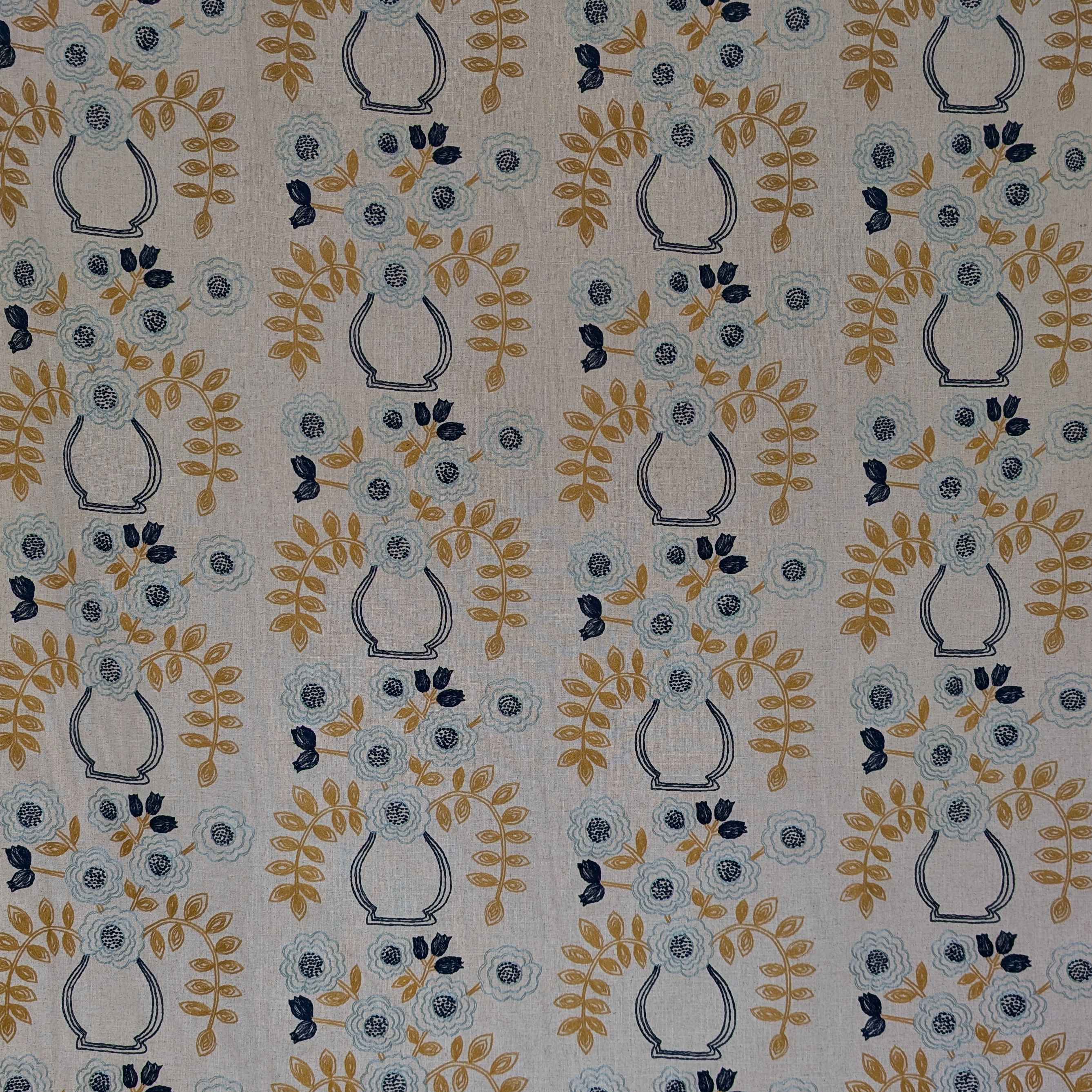 Sanderson ‘Flower pot ’ Dijon